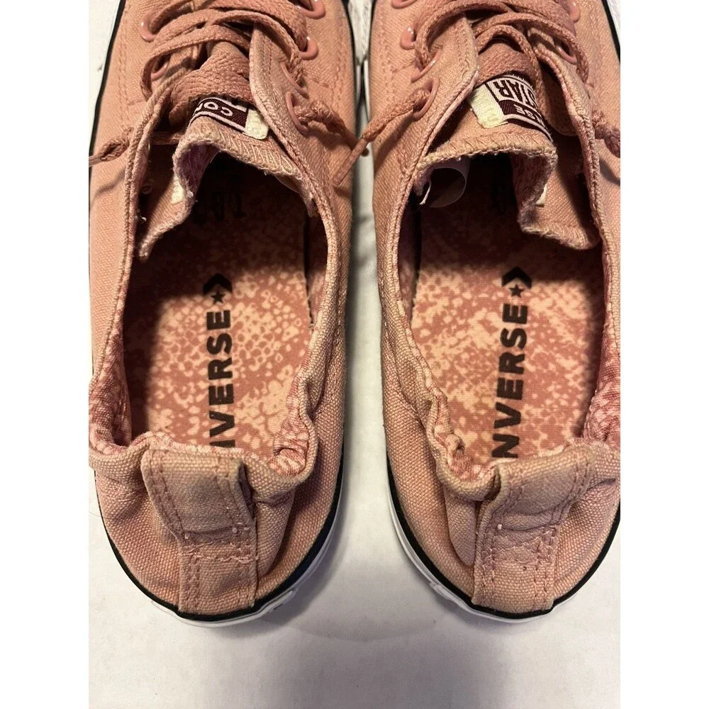 Converse Shoreline Sneakers Womens 8 Rust Pink Chuck Taylor All Star Slip On